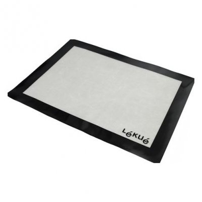 LEKU Tapis de cuisson en silicone et fibre de verre 40 x 30 cm e