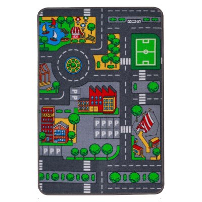 WADIGA Tapis de jeu circuit pour voiture 67 x 100 cm (1992) 