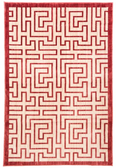 SAFAVIEH Tapis de salon interieur en jaune & rouge, 122 x 183 cm