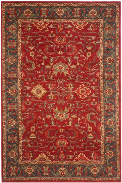 SAFAVIEH Tapis de salon interieur en rouge & multi, 155 x 231 cm