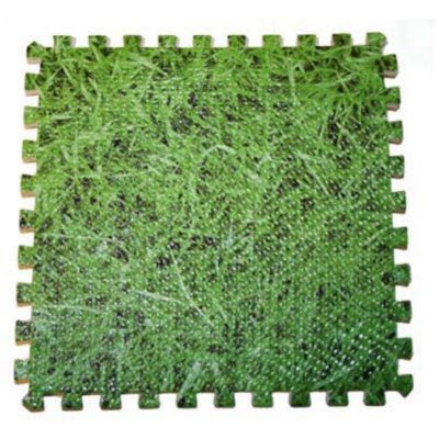 GRE Tapis De Sol En Dalles Puzzle 50 X 50 Cm Imitation Gazon, Ep 8mm