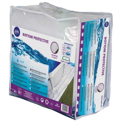 GRE Tapis de sol feutrine pour piscine ovale 810 x 470