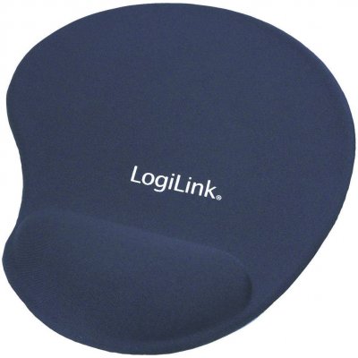 LOGILINK Tapis de souris avec repose-poignet  ID0027B ergonomique bleu