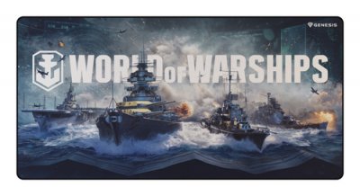 GENESIS Tapis de souris de jeu  Carbon 500 Maxi WOWS Armada 900x450mm