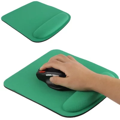 YONIS Tapis de Souris Ergonomique Repose Poignet Ultra Fin Confort Optimal Vert -  