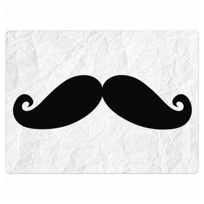 GENERIQUE Tapis de souris Moustache sur papier froiss&eacute; Cbkreation