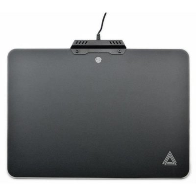 Tapis de souris rigide r&eacute;tro-&eacute;clair&eacute; RVB Lexip B5 Noir 