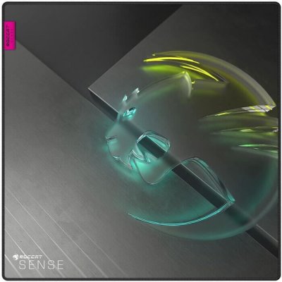 ROCCAT Tapis de souris  Sense Icon Square Noir 
