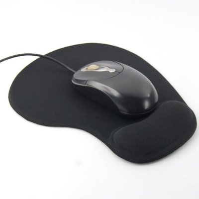 GENERIQUE Tapis de souris Trixes Tapis de souris avec repose-poignet en gel confort noir 