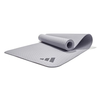 ADIDAS Tapis de yoga  4mm Violette argent&eacute;e 
