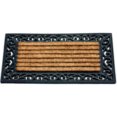 IDMAT Tapis en coco Coral rectangulaire - 45x75 cm - Id Mat