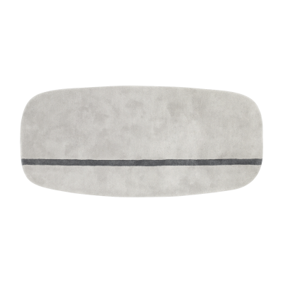 NORMANN COPENHAGEN Tapis en laine gris 90 x 200 cm Oona Grey - 
