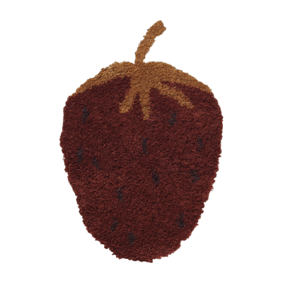 FERM LIVING Tapis en laine tuft&eacute;e fraise 120 cm Fruiticana - 