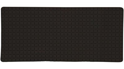 MSV Tapis Fond de baignoire antid&eacute;rapant Caoutchouc QUADRO 36x76cm Noir