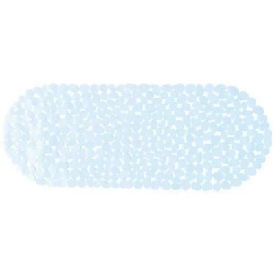 MSV Tapis fond de baignoire  - 99 x 39 cm - Galet transparent