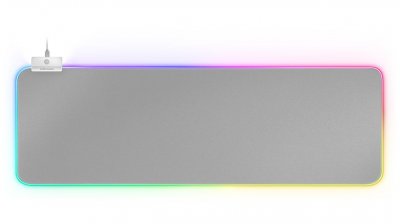 MARS GAMING Tapis  MMPRGB2S LED RGB Blanc 