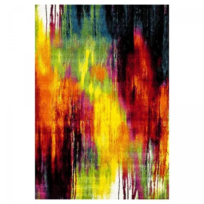 UNAMOURDETAPIS Tapis moderne - 80x150 cm - BELO 1 Multicolore - Polypropyl&egrave;ne - UN AMOUR DE TAPIS