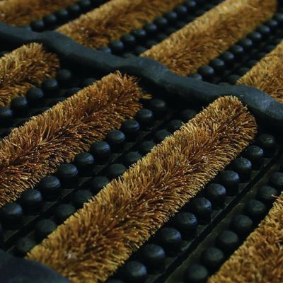 ID MAT Tapis Picots en coco et caoutchouc - 40x60 cm - 