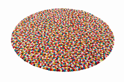 HAY Tapis rond en laine multicolore Pinocchio 140 cm - 