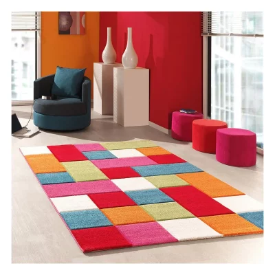 UNAMOURDETAPIS Tapis salon et chambre tiss&eacute; motif enfant DIAKIDS