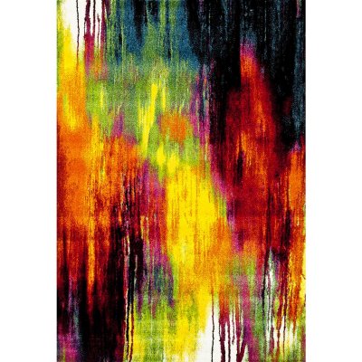 Tapis salon et chambre tiss&eacute; motif g&eacute;om&eacute;trique LYN8 BE 72