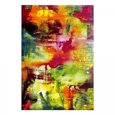 UNAMOURDETAPIS Tapis salon et chambre tiss&eacute; motif g&eacute;om&eacute;trique LYN8 BELO 4