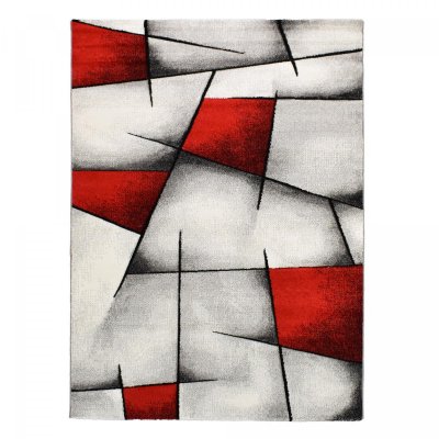 UNAMOURDETAPIS Tapis salon et chambre tiss&eacute; motif g&eacute;om&eacute;trique PAR 3D