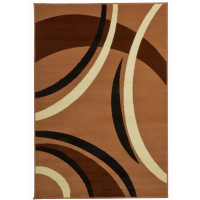 UNAMOURDETAPIS Tapis Salon Platino Beige 80x150 Fait En Europe En Polypropyl&egrave;ne