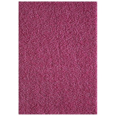 UNAMOURDETAPIS Tapis shaggy 200x290 rectangle tiss&eacute; violet motif uni BASIC