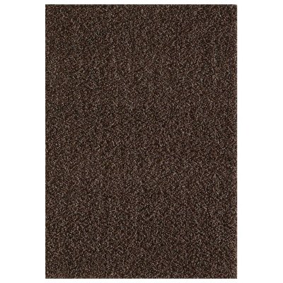 SANAT HALI Tapis shaggy 60x110 cm rectangulaire basic trendy marron entr&eacute;e adapt&eacute; au chauffage par le sol