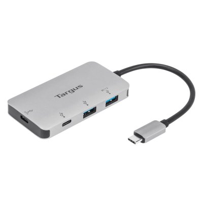 TARGUS  ACH228 USB-C 2x USB-A+2x USB-C Argent