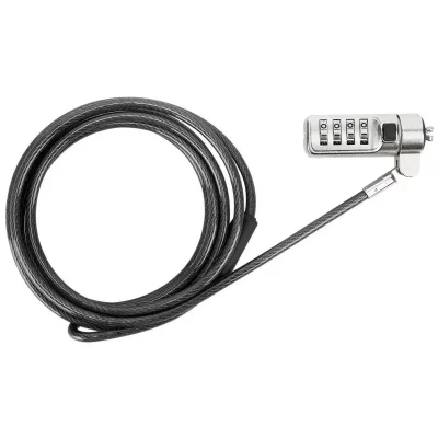 TARGUS  Trapezoid Serialised Combination Cable Lock Noir