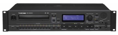 TASCAM  CD6010 - CD-6010 CD Professionnel Broadcast 2U CD Type Plateau