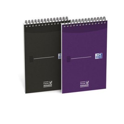 OXFORD Task Manager- Bloc Lign&eacute; Au Format 12,5 X 20 Cm 140 Pages Travers