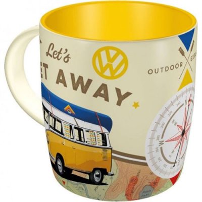 NOSTALGIC ART MERCHANDISING Tasse en c&eacute;ramique Let's Get Away Volkswagen