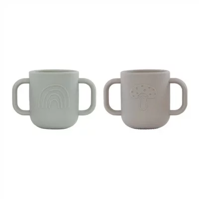 OYOY LIVING DESIGN Tasse gris en silicone H7,5x11x6,5cm