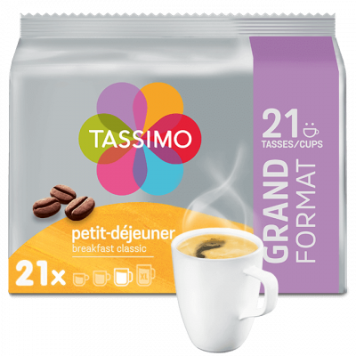 TASSIMO  - 21 dosettes Petit Dejeuner Classic - 