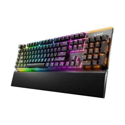 BE QUIET! Tastat&acute;ra  Light Mount Silent Tactile US ANSI QWERTY Black (BT004US)