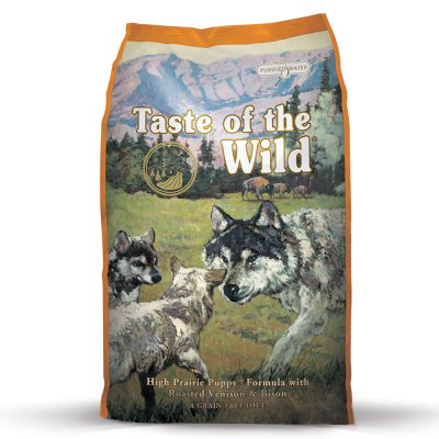 TASTE OF THE WILD  Formule High Prairie Puppy Avec Bisonte R&ocirc;ti Et