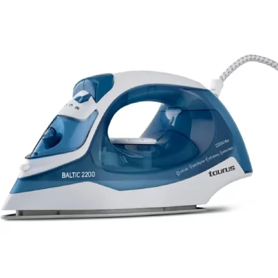 TAURUS  Baltic 2200 - Fer &agrave; vapeur - 2200 Watt - blanc/bleu 