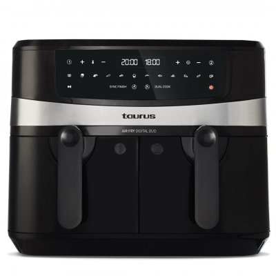 TAURUS  - friteuse sans huile 2600w noir air fry digital duo -