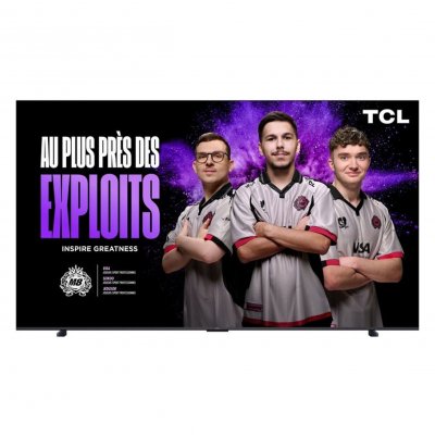 TCL 98T8B 98 pouces QLED 4K - Dolby Vision - Google TV - 4x HDMI 2.1 - Noir