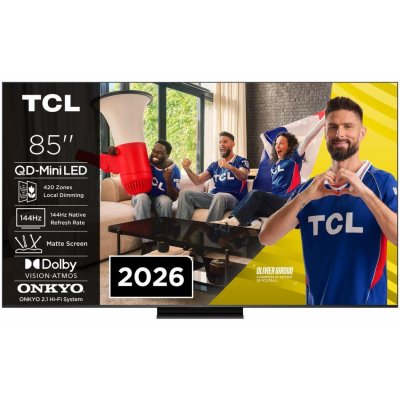 TCL  C6k Pro 85 Noir Qd-mini Led 4k Google Tv 144 Hz Freesync Premium Pro