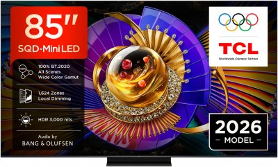 TCL  C7l 85c7l Tv 2,16 M (85"") 4k Ultra Hd Smart Tv Wifi Noir 3000 Cd/m&sup2;