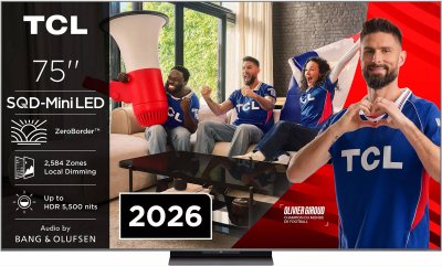 TCL  C8l 75c8l Tv 190,5 Cm (75"") 4k Ultra Hd Smart Tv Wifi Noir 5500 Cd/m&sup2;