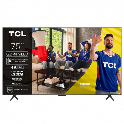 TCL  MiniLED 75"" 75C6K UltraHD 4K Son Onkyo Google TV
