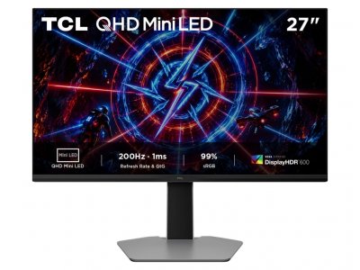 TCL  P2 27P2A &eacute;cran plat de PC 68,6 cm (27 ) 2560 x 1440 pixels 2K LED Gris - Neuf