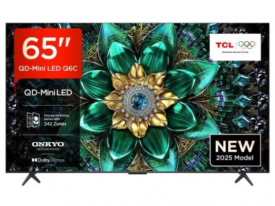 TCL  Q6C 65Q6C TV 165,1 cm (65 ) 4K Ultra HD Smart TV Wifi M&eacute;tallique - Neuf