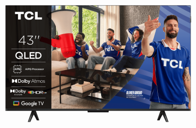TCL  QLED 43"" 43P7K UltraHD 4K Dolby Atmos Google TV
