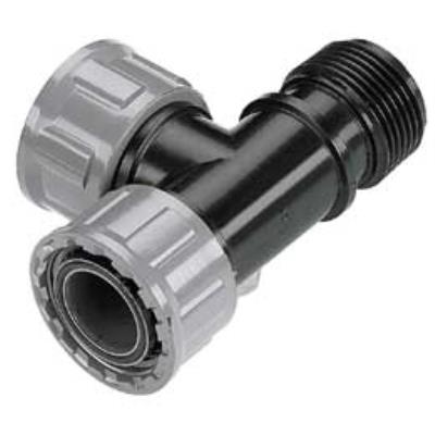 GARDENA T&eacute; pour clarinette 26/34 2 femelles. 1m&acirc;le Sprinklersystem